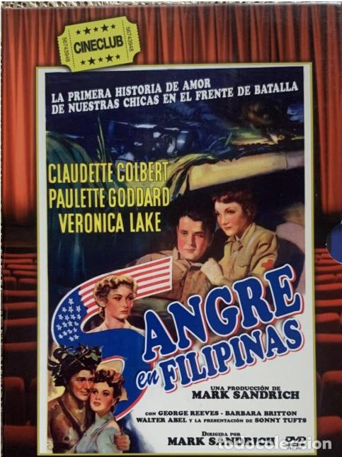 Cine: Sangre en Filipinas - Libreto Inclu&iacute;do - Ed.Espacio Cine DVD Como nuevo