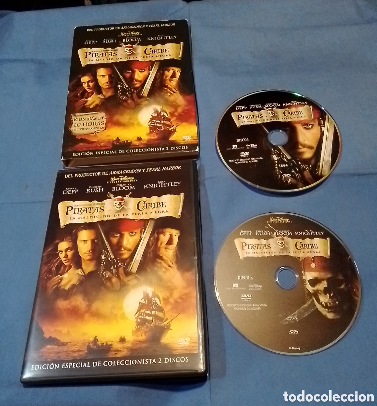 Cine: 2 DVD Piratas en el Caribe