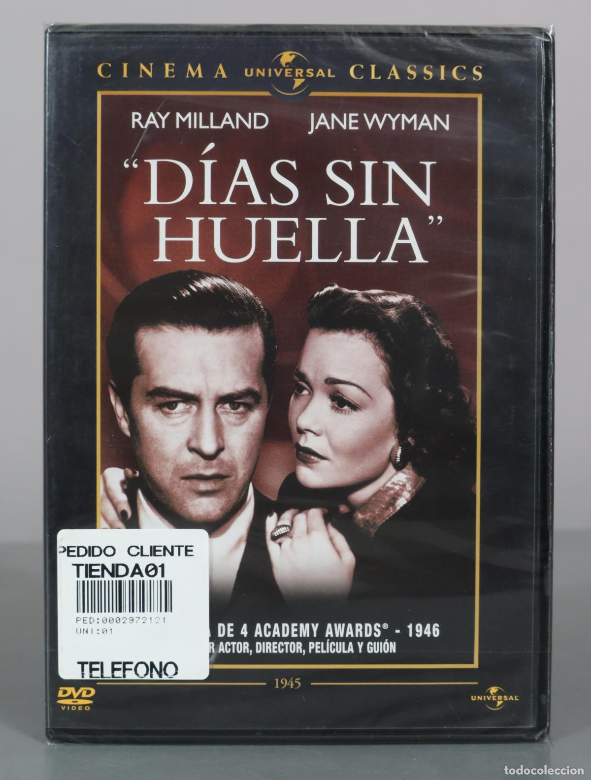 Cine: DVD. D&iacute;as sin huella - Ray Milland, Jane Wyman, Billy Wilder - Universal . PRECINTADO