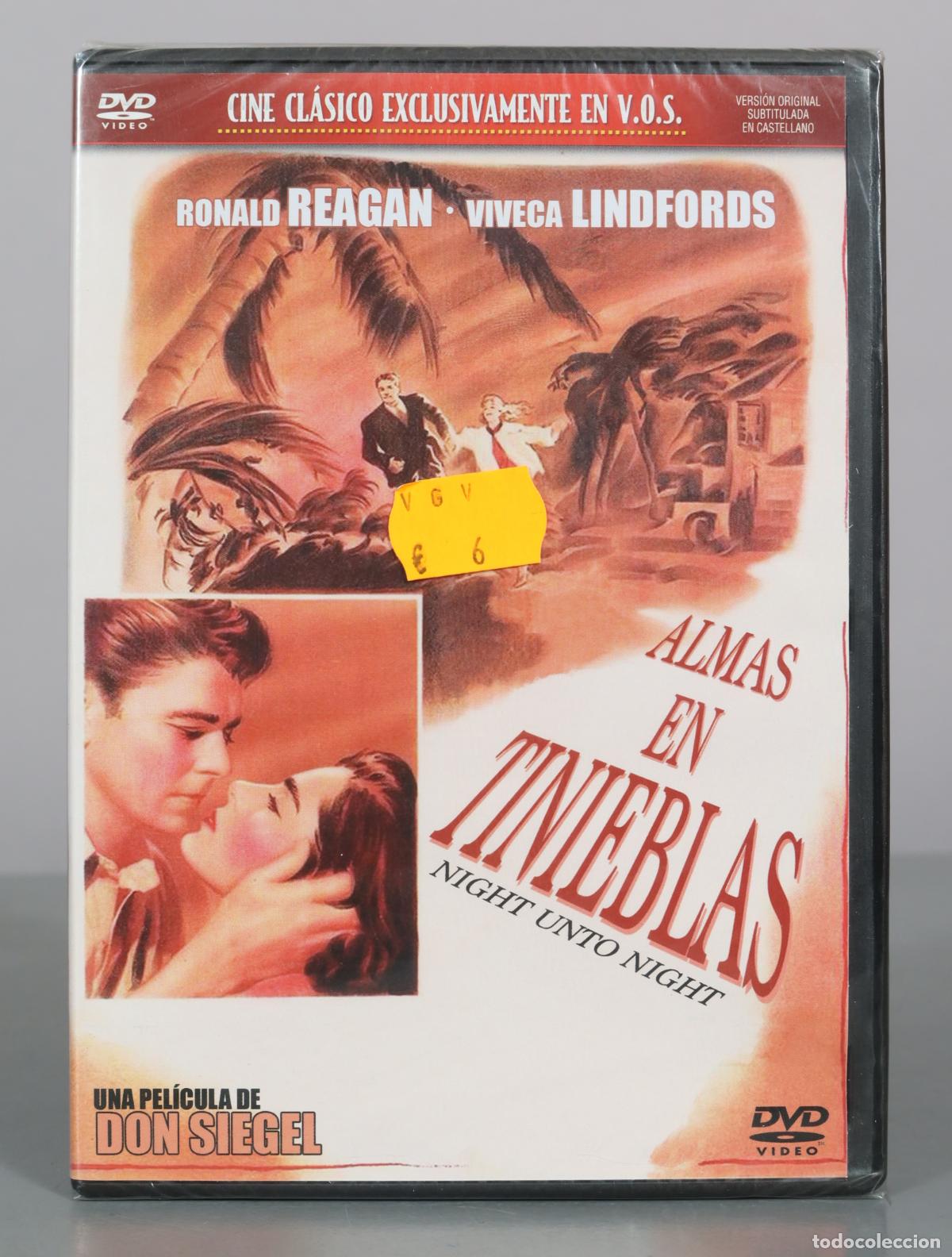 Cine: DVD. Almas en Tinieblas - Night Unto Night - Ronald Reagan, Viveca Lindfords, Don . PRECINTADO