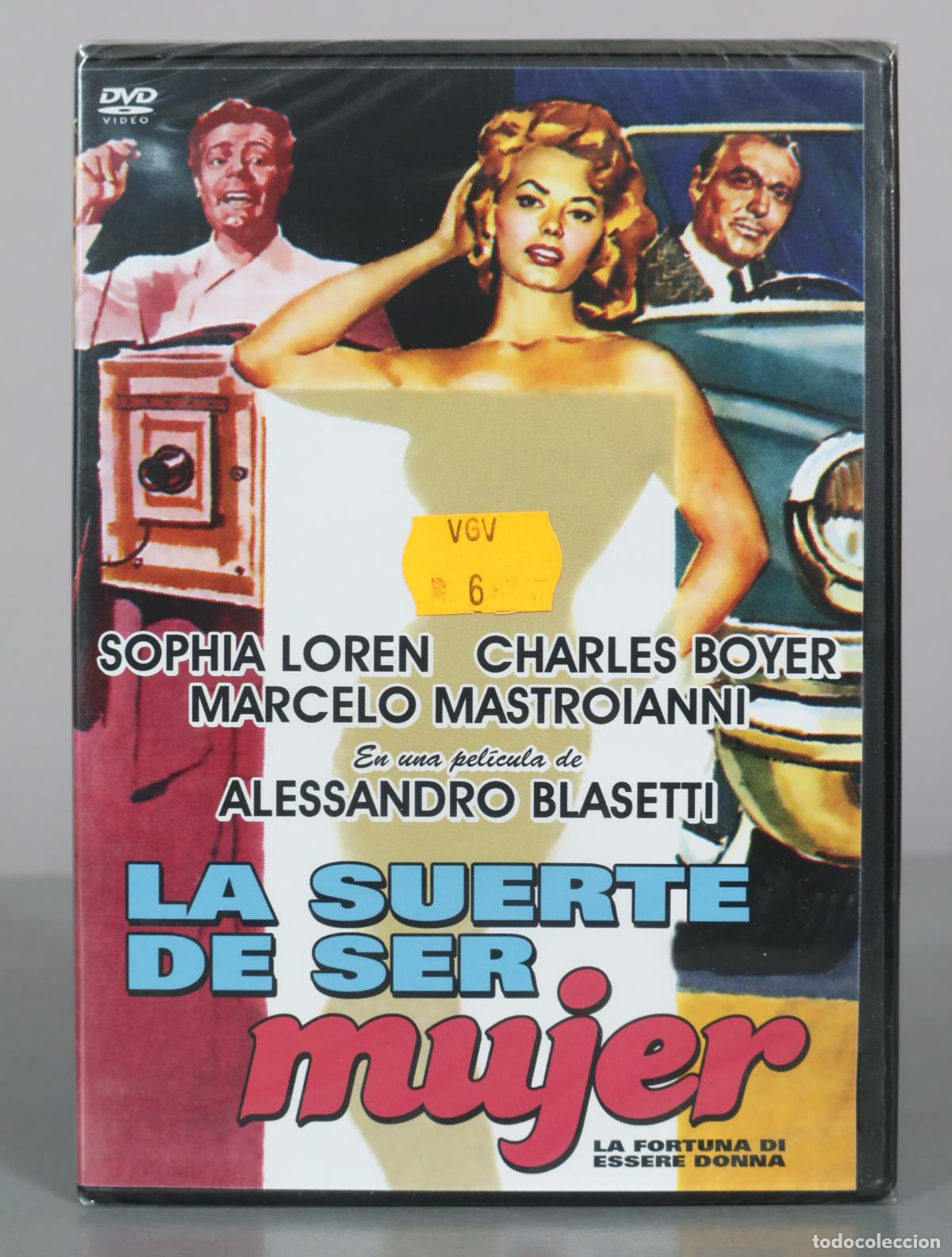 Cine: DVD. La suerte de ser mujer - Alessandro Blasetti - Sophia Loren, Charles Boyer, . PRECINTADO