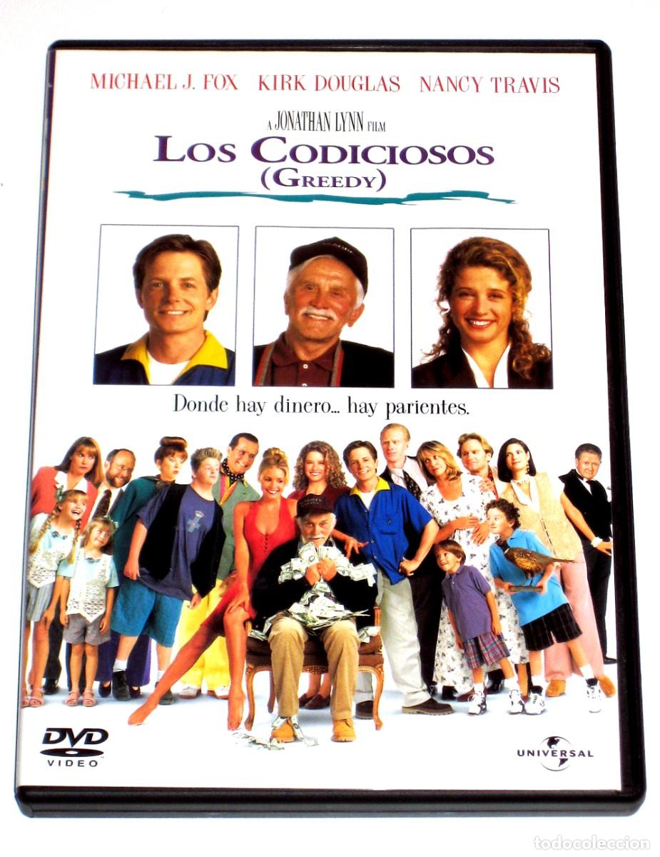 Cinema: Greedy : Los Codiciosos - Jonathan Lynn Michael J. Fox Kirk Douglas Nancy Travis DVD DESCATALOGADO
