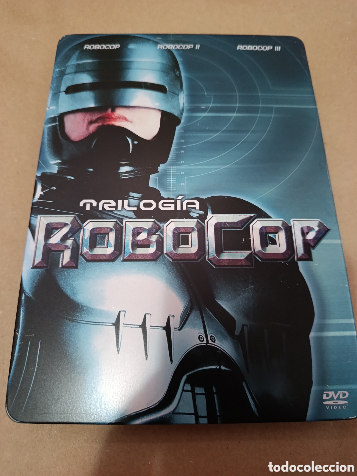Cine: Dvd. Trilog&iacute;a Robocop. Caja met&aacute;lica.