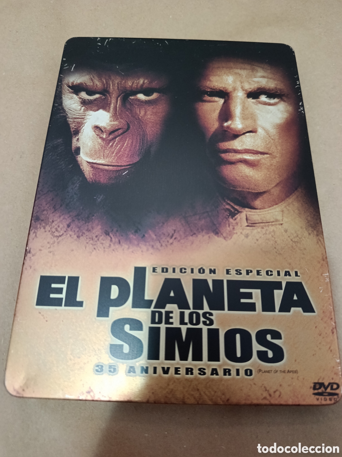 Kino: Dvd. El planeta de los simios. 2 dvds. Edici&oacute;n Especial. 35 aniversario. Caja met&aacute;lica.