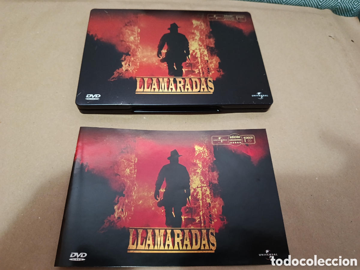 Kino: Dvd. Llamaradas. Caja met&aacute;lica.
