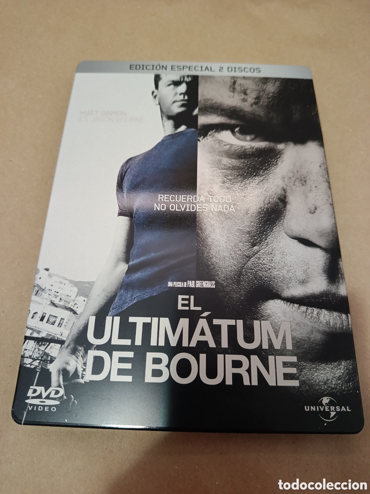 Cin&eacute;ma: Dvd. El ultimatum de Bourne. Edici&oacute;n Especial 2 dvds. Caja met&aacute;lica.