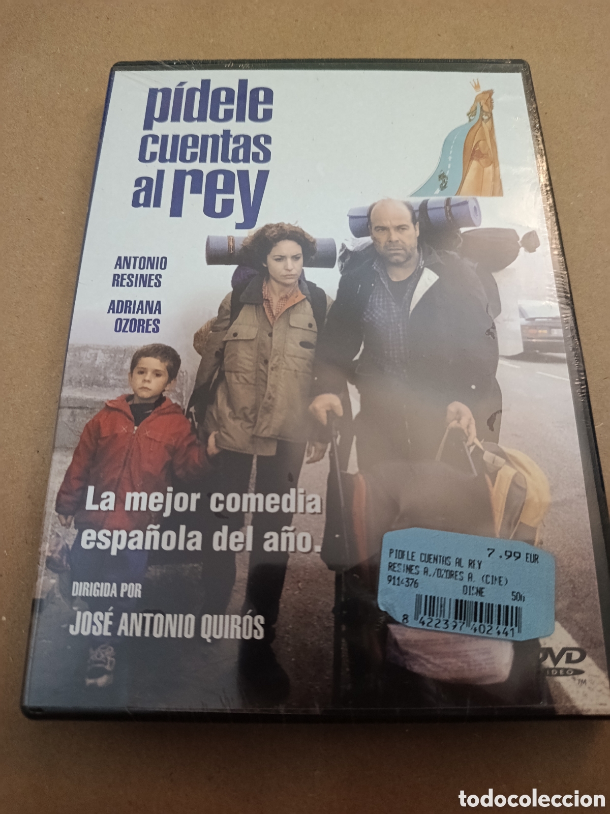 Cin&eacute;ma: Dvd. P&iacute;dele cuentas al rey. Precintado. Con Adriana Ozores y Antonio Resines.