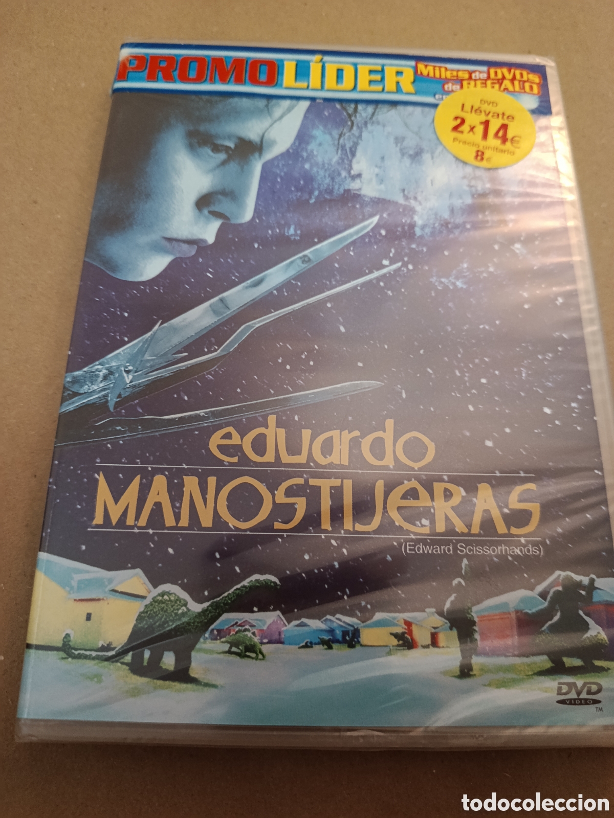 Cin&eacute;ma: Dvd. Eduardo Manostijeras. Precintado. Tim Burton.