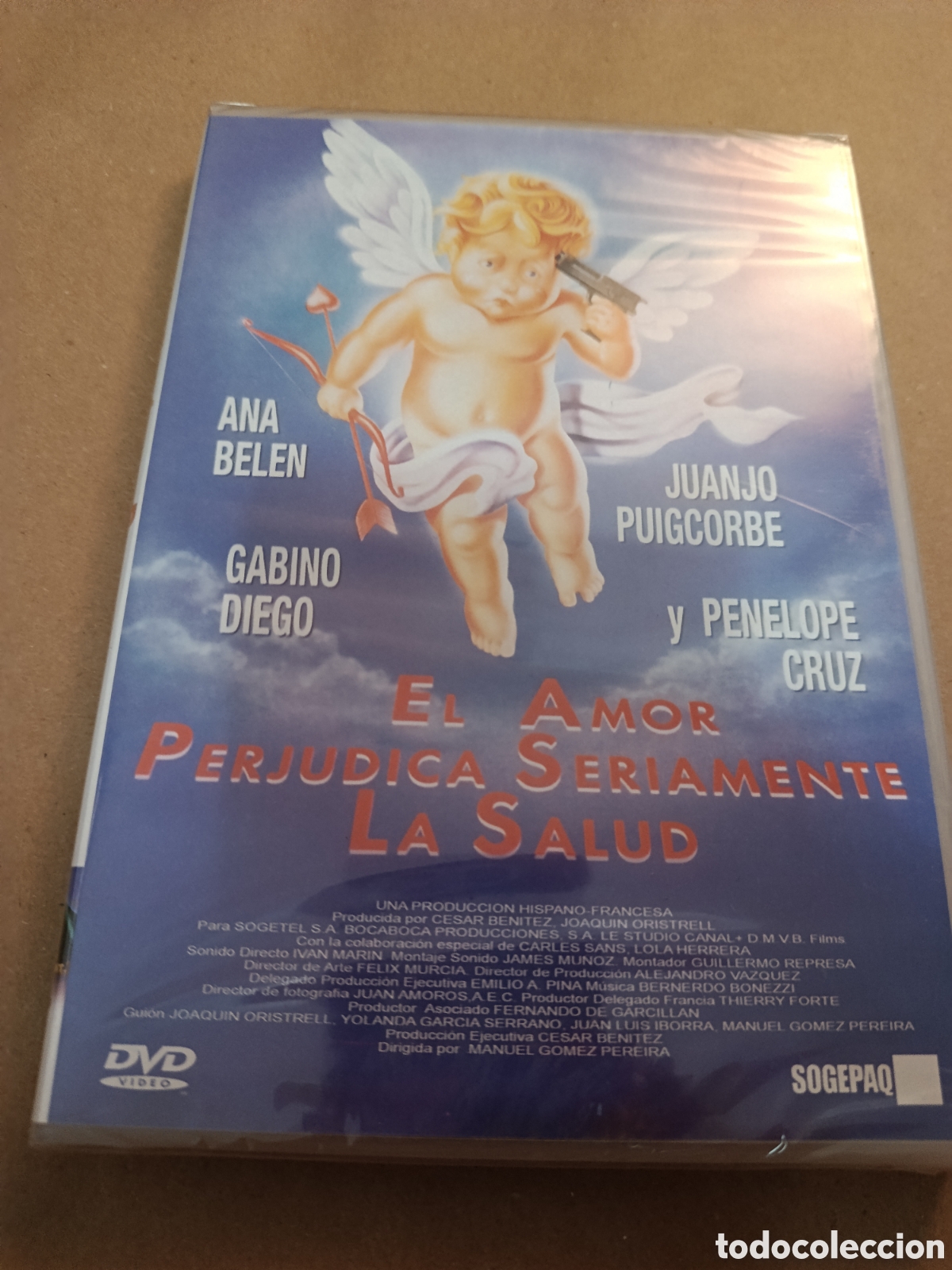 Cin&eacute;ma: Dvd. El amor perjudica seriamente la salud. Precintado. Con Ana Bel&eacute;n y Juanjo Puigcorb&eacute;.