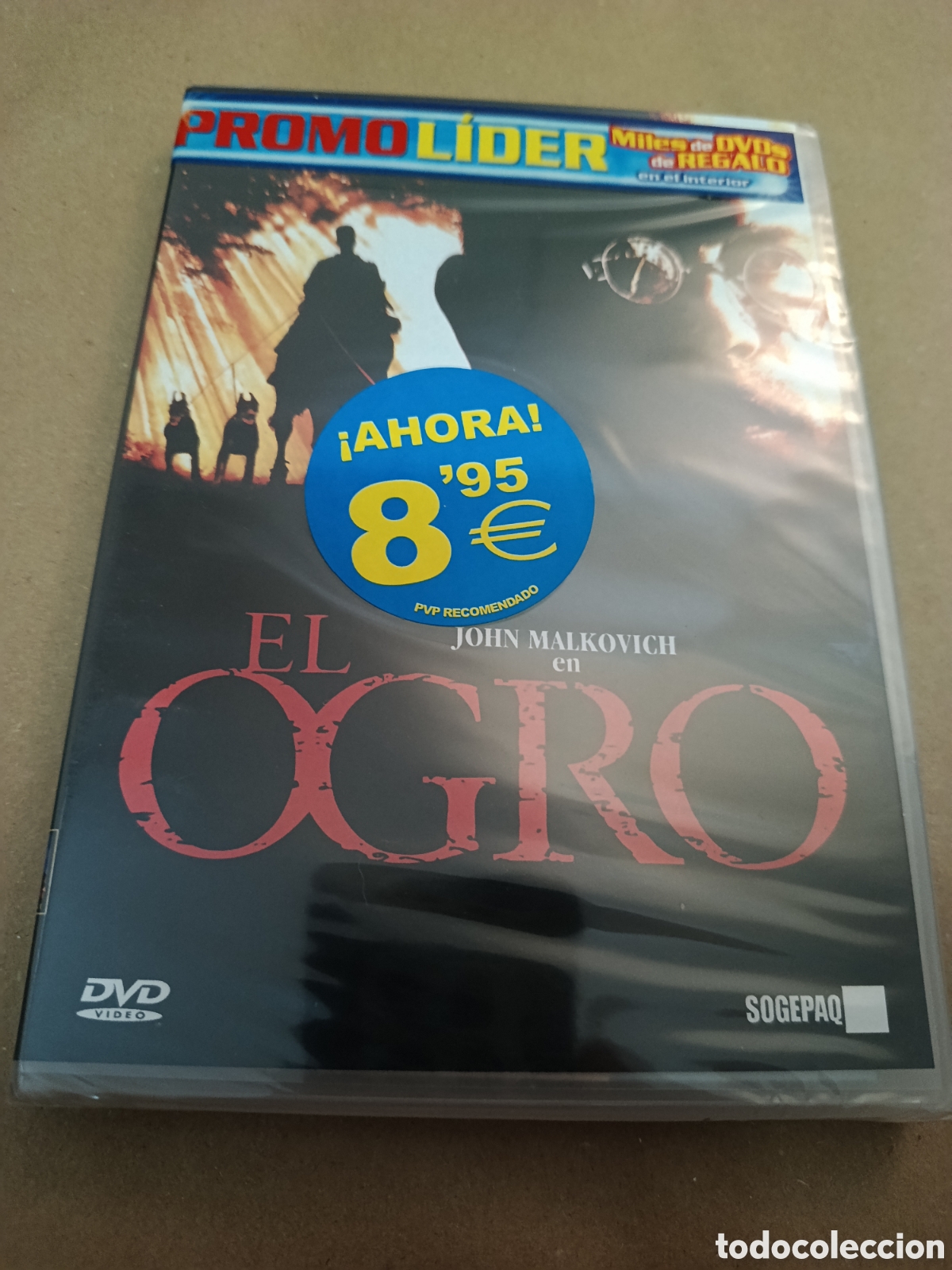 Cin&eacute;ma: Dvd. El ogro. Precintado. Con John Malkovich.