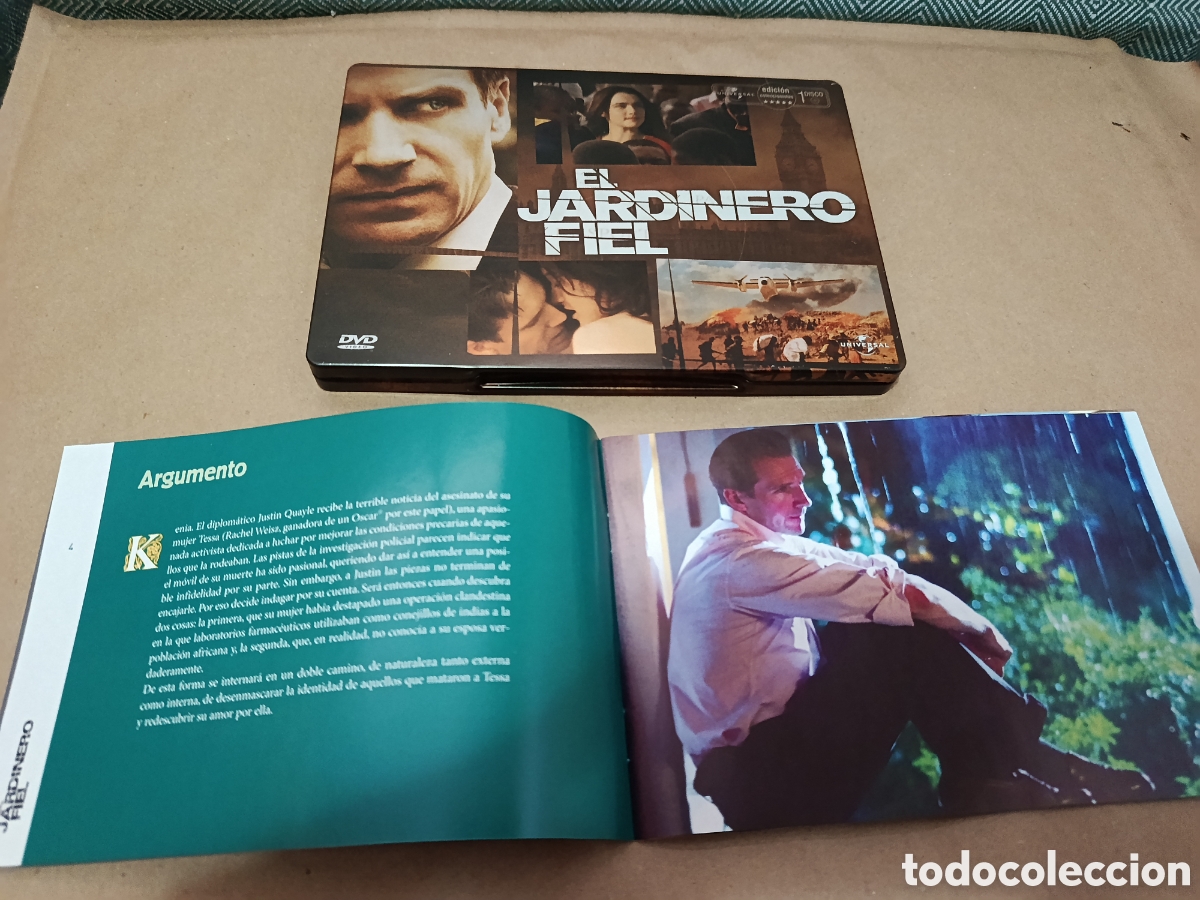 Cine: Dvd. El jardinero fiel. Caja met&aacute;lica.