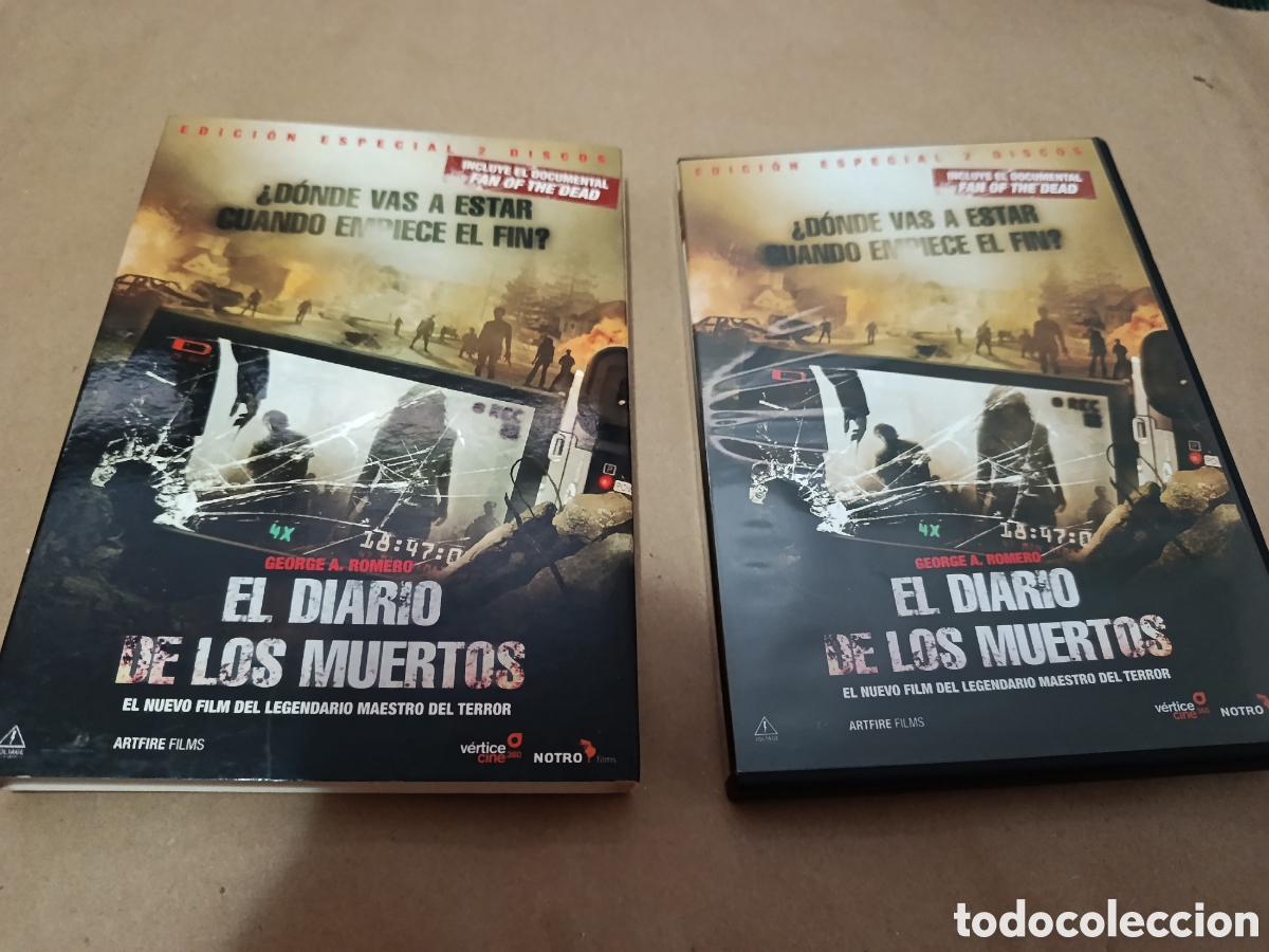 Cinema: Dvd. El diario de los muertos. Edici&oacute;n Especial 2 dvds. George A. Romero. Incluye documental.