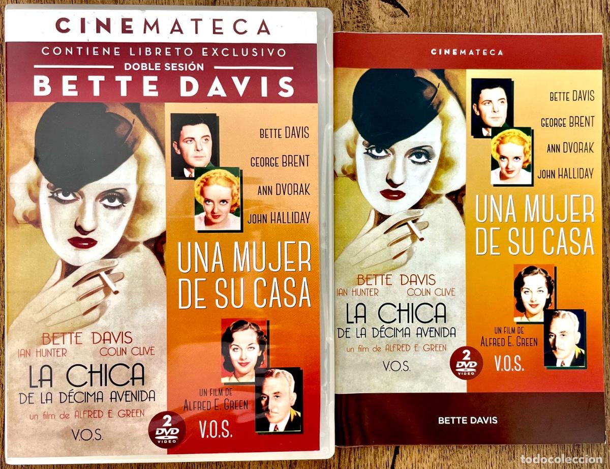 Cine: 2 DVDs. UNA MUJER DE SU CASA. LA CHICA DE LA D&Eacute;CIMA AVENIDA. Bette Davis. EDICI&Oacute;N DVD+LIBRO. VOSE.