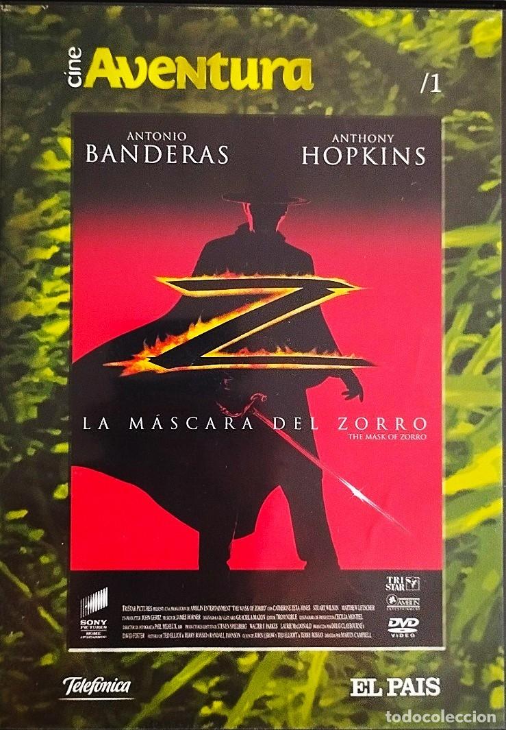 Cine: La m&aacute;scara del Zorro (The Mask of Zorro 1998) Dir. Martin Campbell. Antonio Banderas Anthony Hopkins
