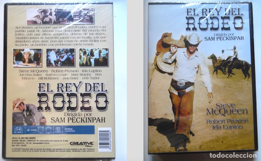 Cine: El rey del rodeo (1972), de Sam Peckimpah con Steve McQueen, Robert Preston, Ida Lupino. Precintado