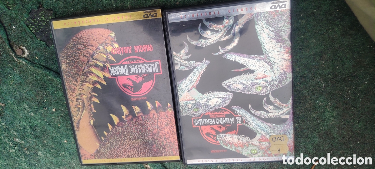 Cine: Lote DVD el mundo perdido y Parque Jur&aacute;sico Jurasic Park