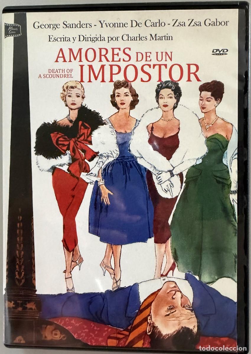 Cine: AMORES DE UN IMPOSTOR (1956) GEORGE SANDERS, YVONNE DE CARLO, ZSA ZSA GABOR -FILM CHARLES MARTIN