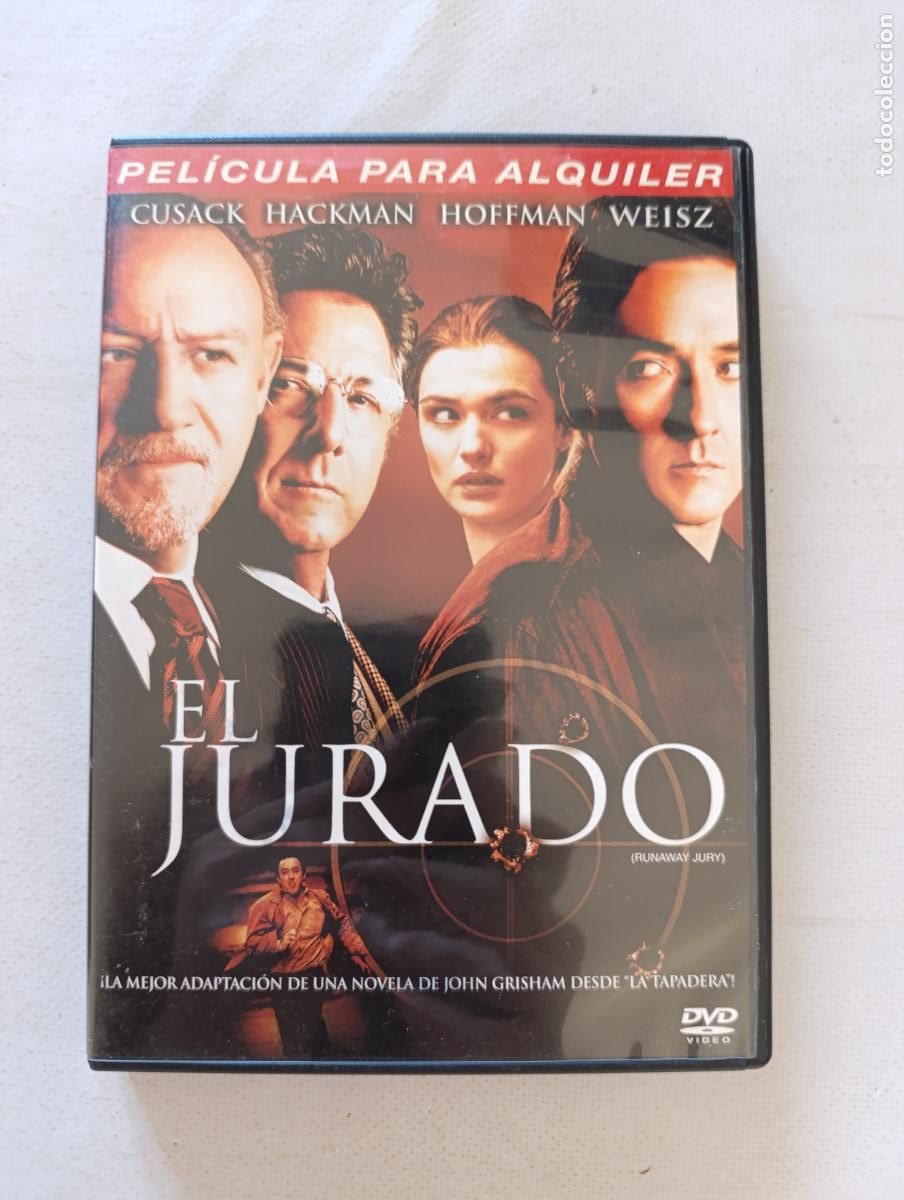 Cine: DVD EL JURADO - CUSACK, HAKMAN, HOFFMAN, WEISZ - EDICION DE ALQUILER (319)