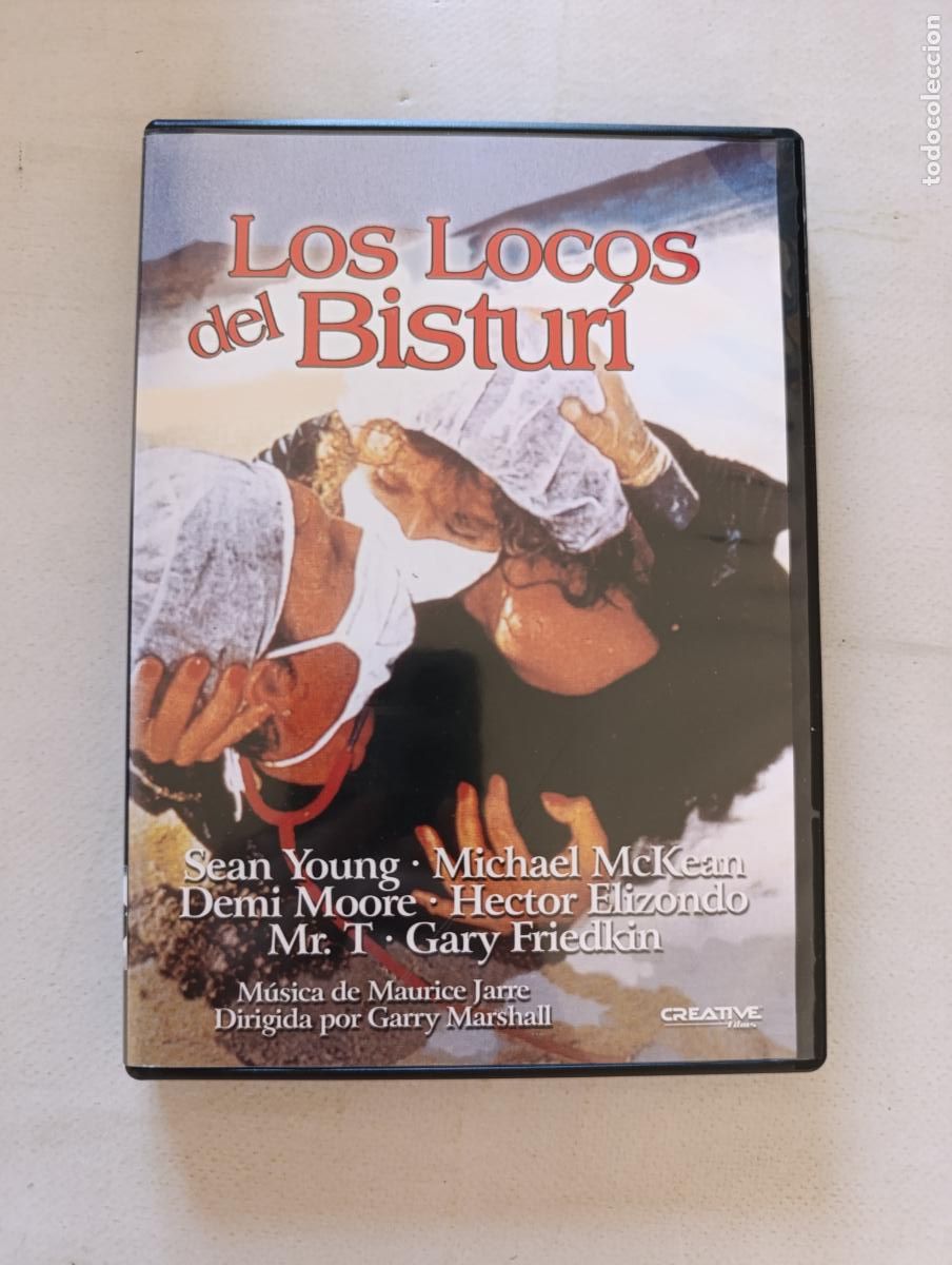 Cine: DVD LOS LOCOS DEL BISTURI - SEAN YOUNG, MICHAEL MCKEAN, DEMI MOORE (HR1)