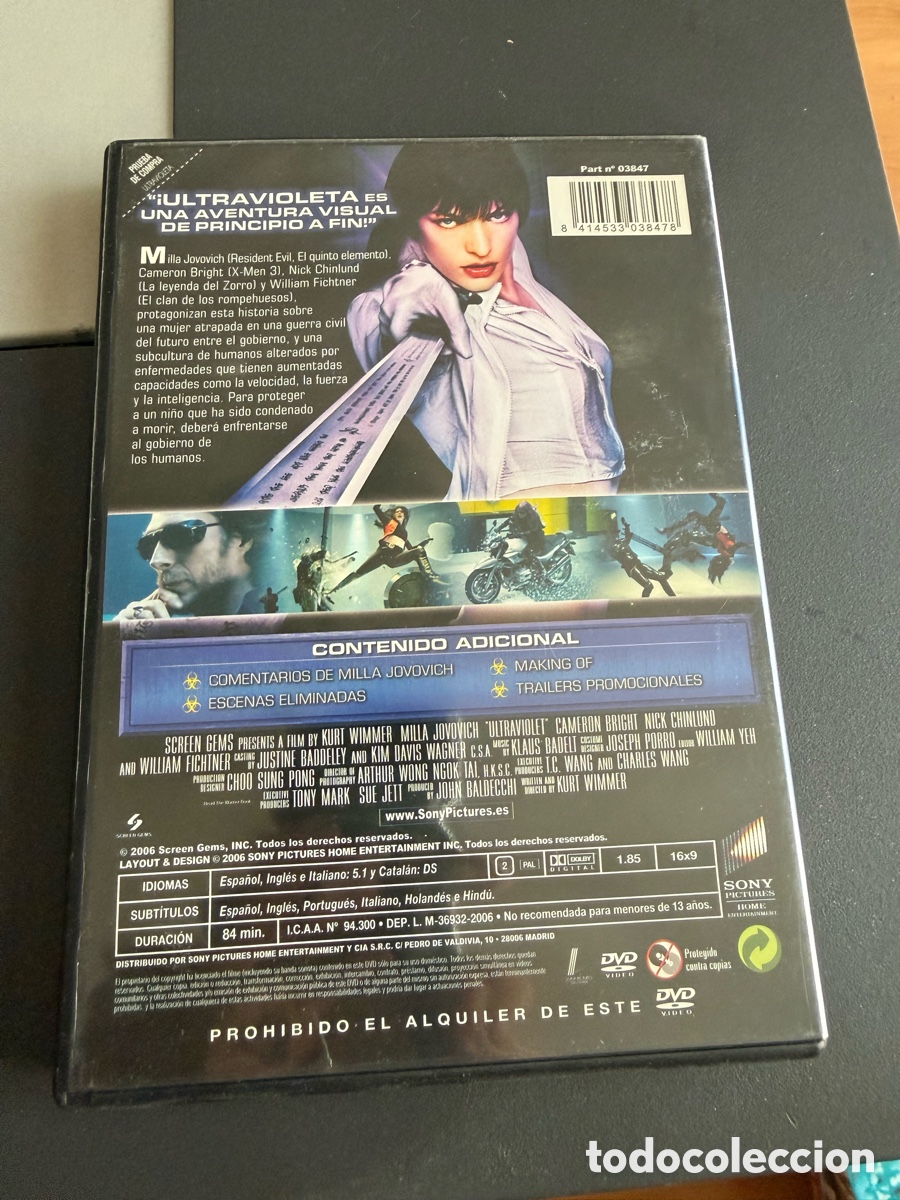Cine: DVD. ULTRAVIOLETA ///// - Foto 2