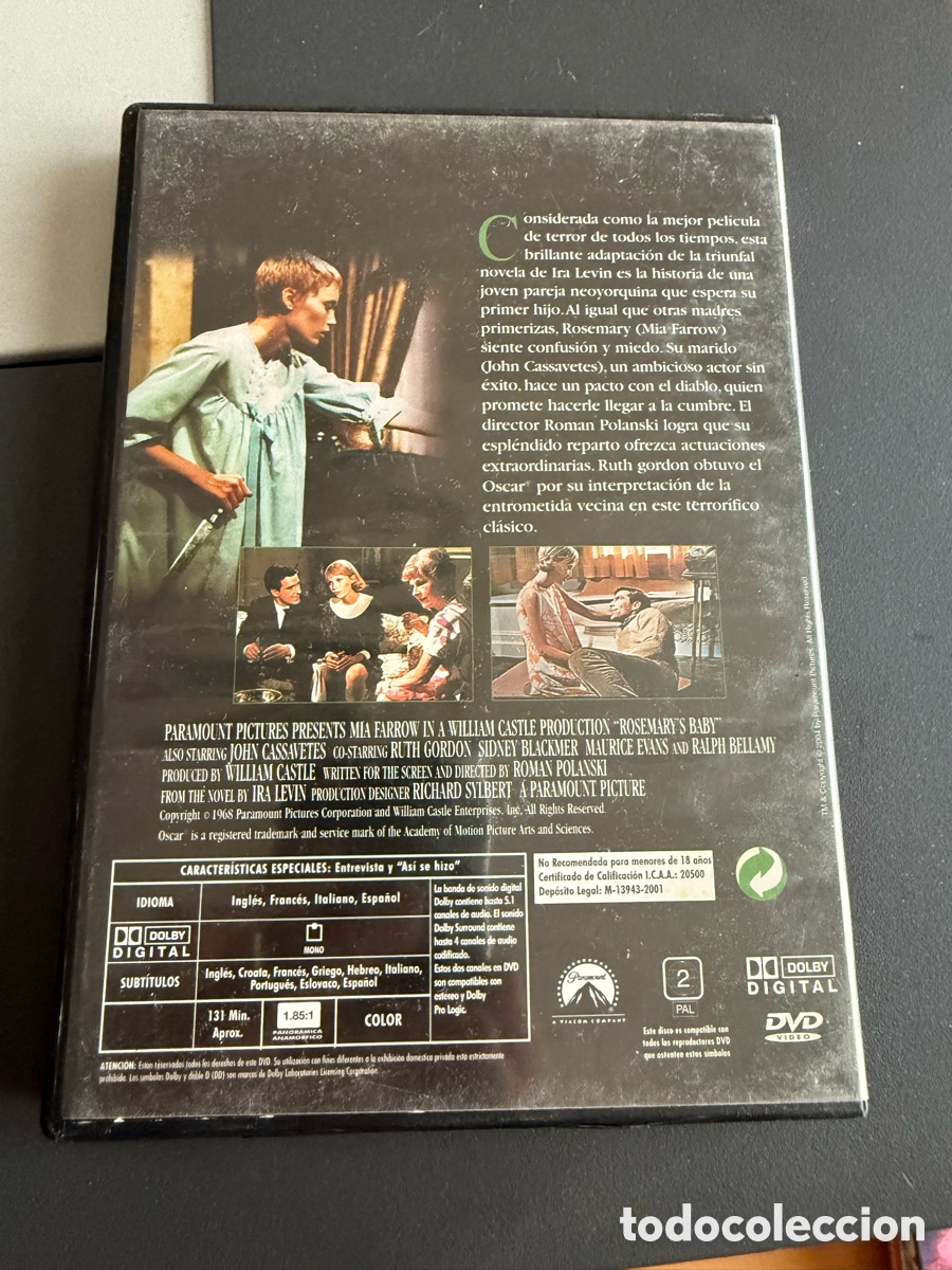 Cine: DVD. LA SEMILLA DEL DIABLO - Foto 2