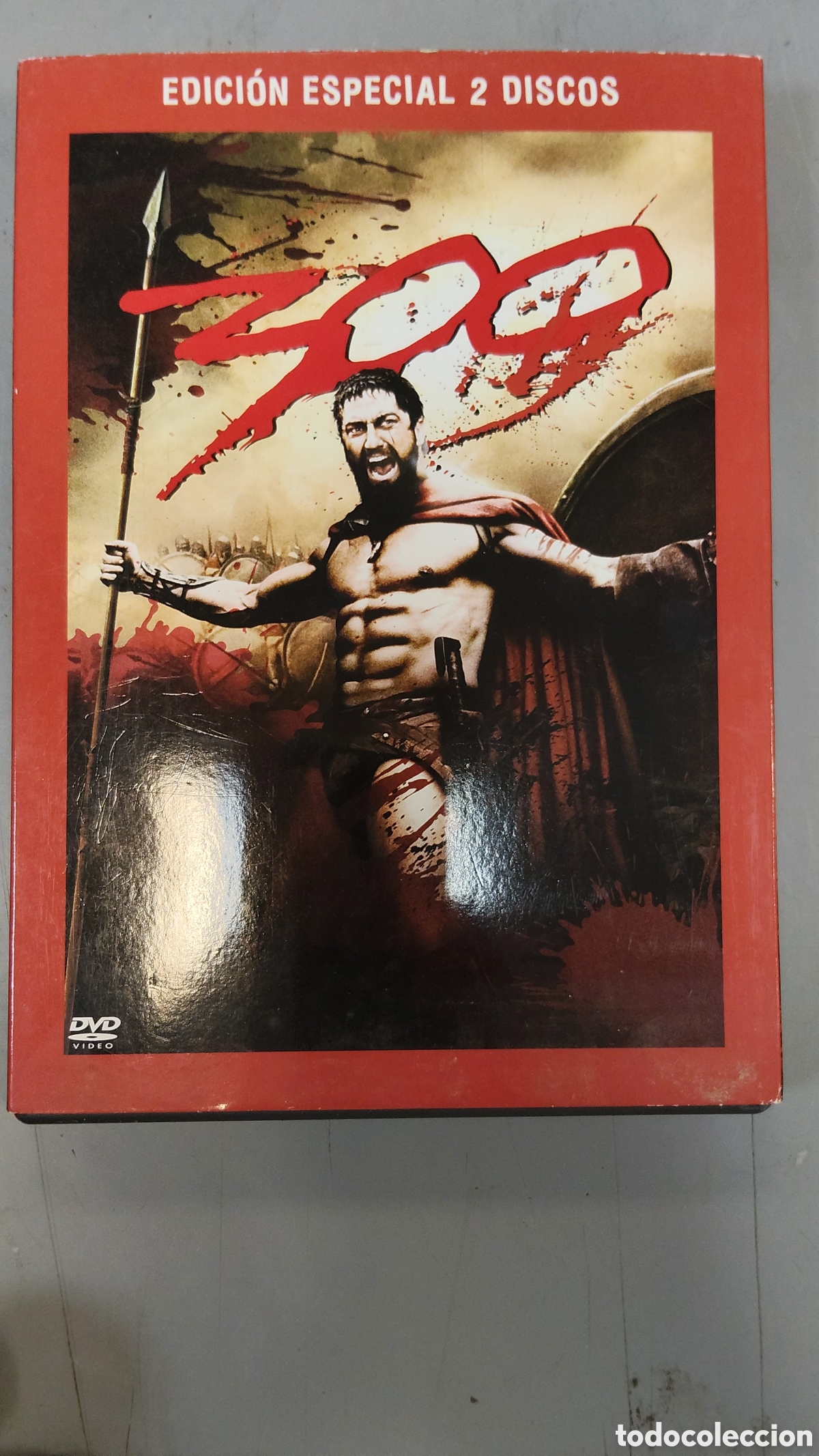 Cine: DVD de 2 discos de la pel&iacute;cula &eacute;pica de acci&oacute;n 300 (2006), dirigida por Zack Snyder y protagonizada