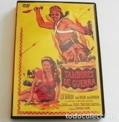 Cine: TAMBORES DE GUERRA DVD PEL&Iacute;CULA DEL OESTE LEX BARKER JOAN TAYLOR BEN JOHNSON REGINALD LE BORG INDIOS