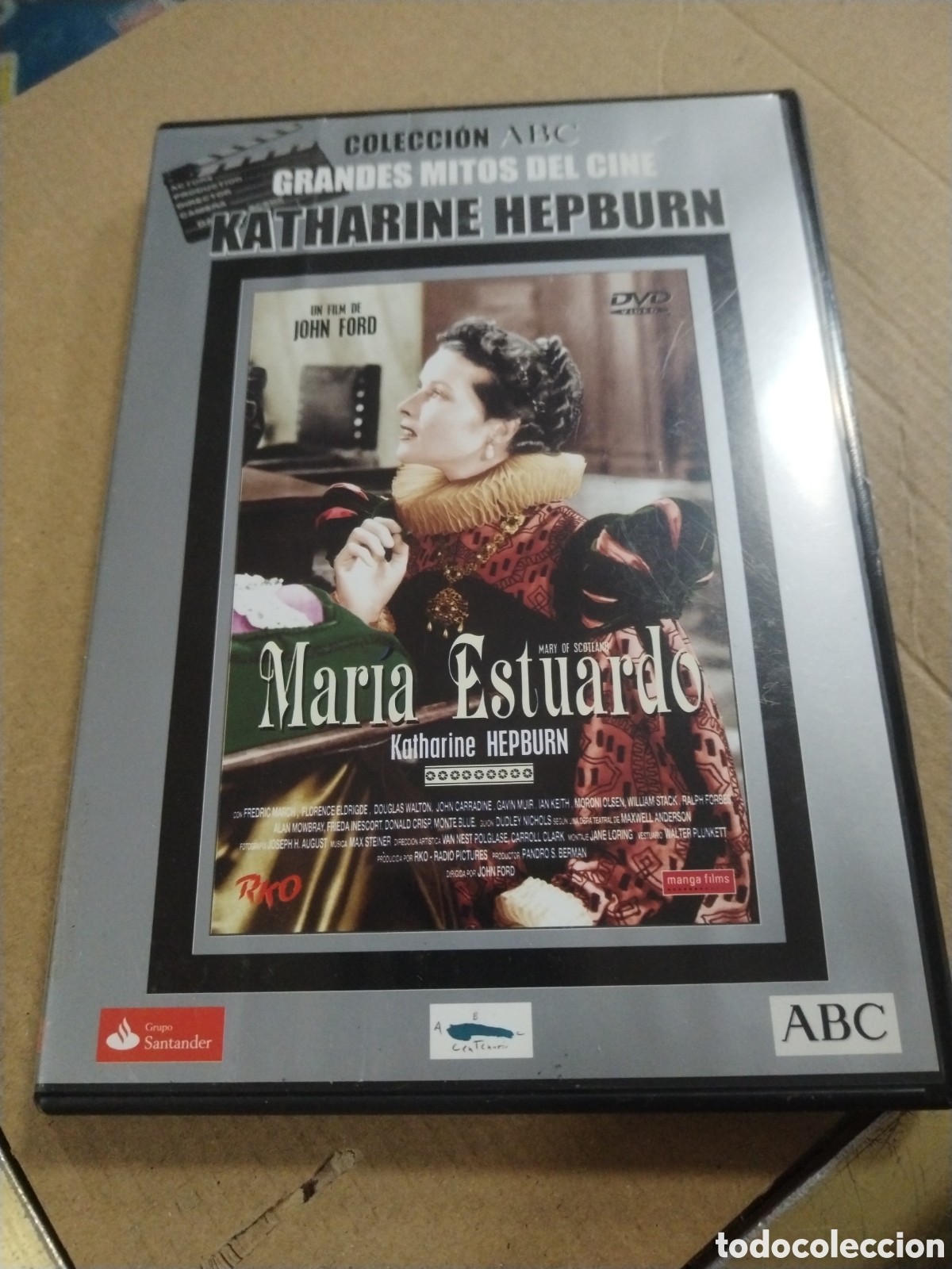Cin&eacute;ma: Grandes Mitos del Cine. Katharine Hepburn. Mar&iacute;a Estuardo. DVD.