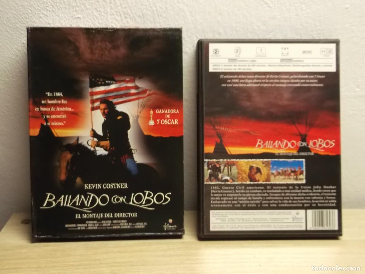 Cine: Bailando Con Lobos DVD Kevin Costner EDICION ESPECIAL 2 DISCOS CAJA CARTON