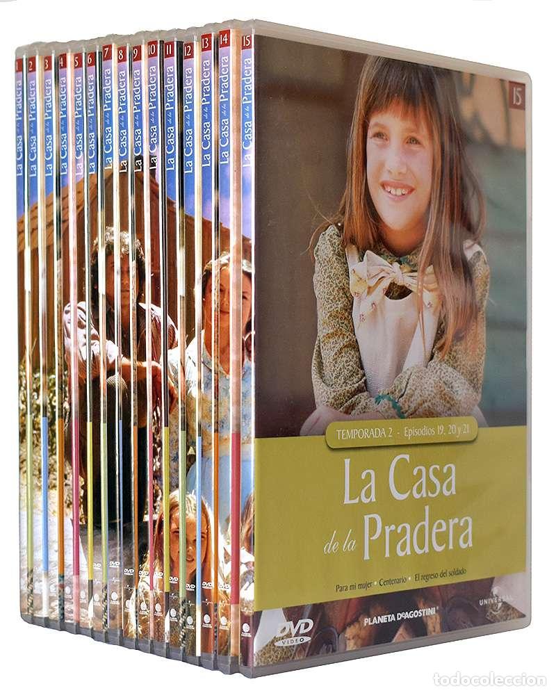 Cine: La Casa de la Pradera. Temporadas 1 y 2. 21 episodios en 15 DVD