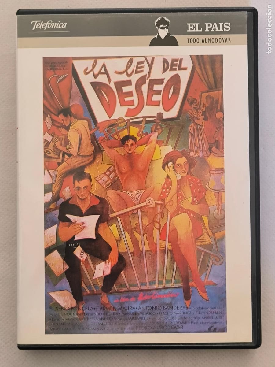 Cine: DVD LA LEY DEL DESEO - PEDRO ALMODOVAR (291)