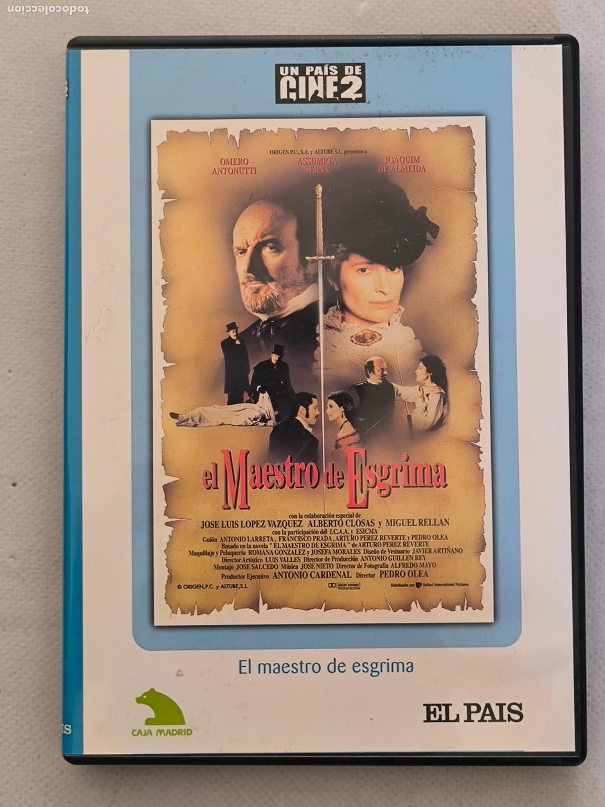 Cine: DVD EL MAESTRO DEL ESGRIMA (291)