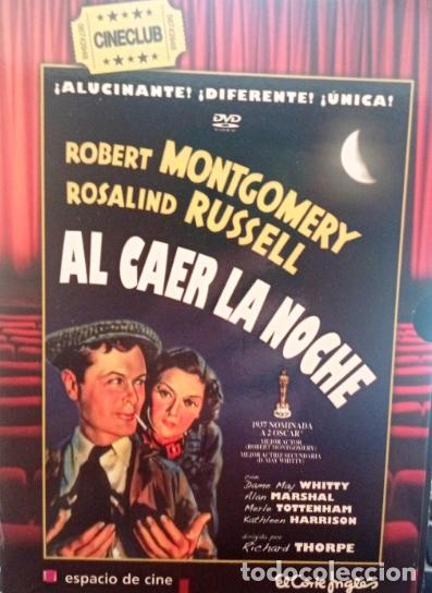 Cine: Al Caer La Noche - Edici&oacute;n Espacio Cine con Libreto inclu&iacute;do DVD Como nuevo