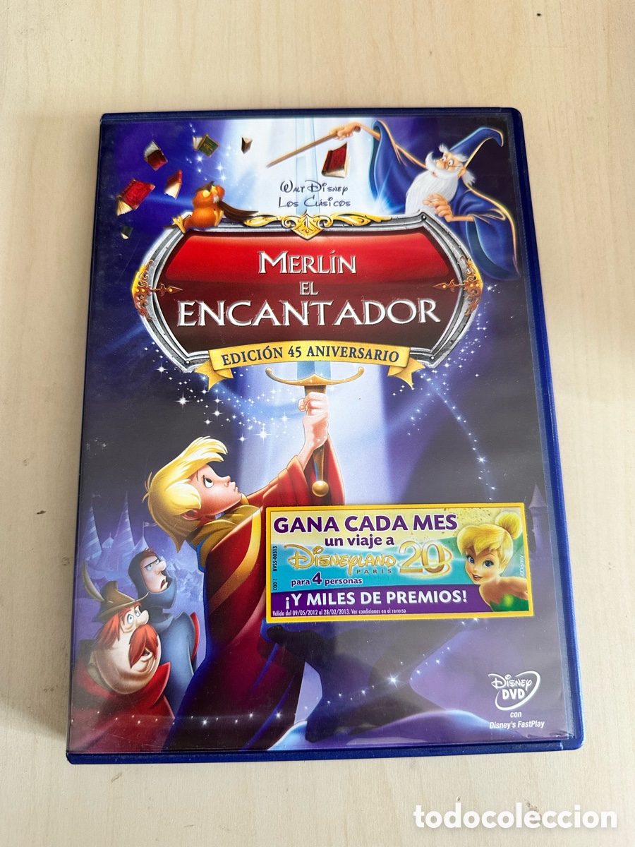 Cine: RD59 Merl&iacute;n el encantador dvd segunda mano