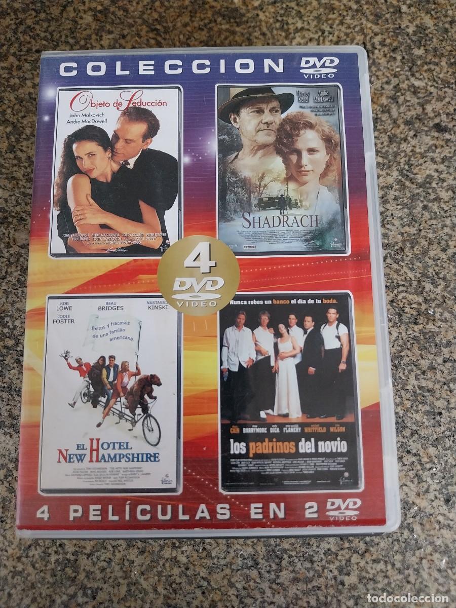 Cine: DVD -- OBJETO DE SEDUCCION / SHADRACH / LOS PADRINOS DEL NOVIO / EL HOMBRE DE HAMPSHIRE --