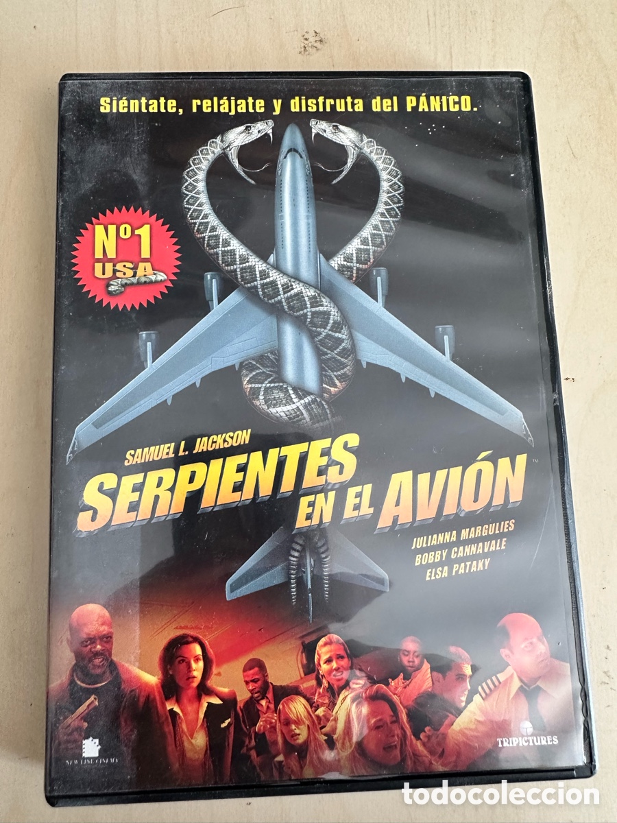 Cine: RD81 serpientes en el avi&oacute;n dvd segunda mano