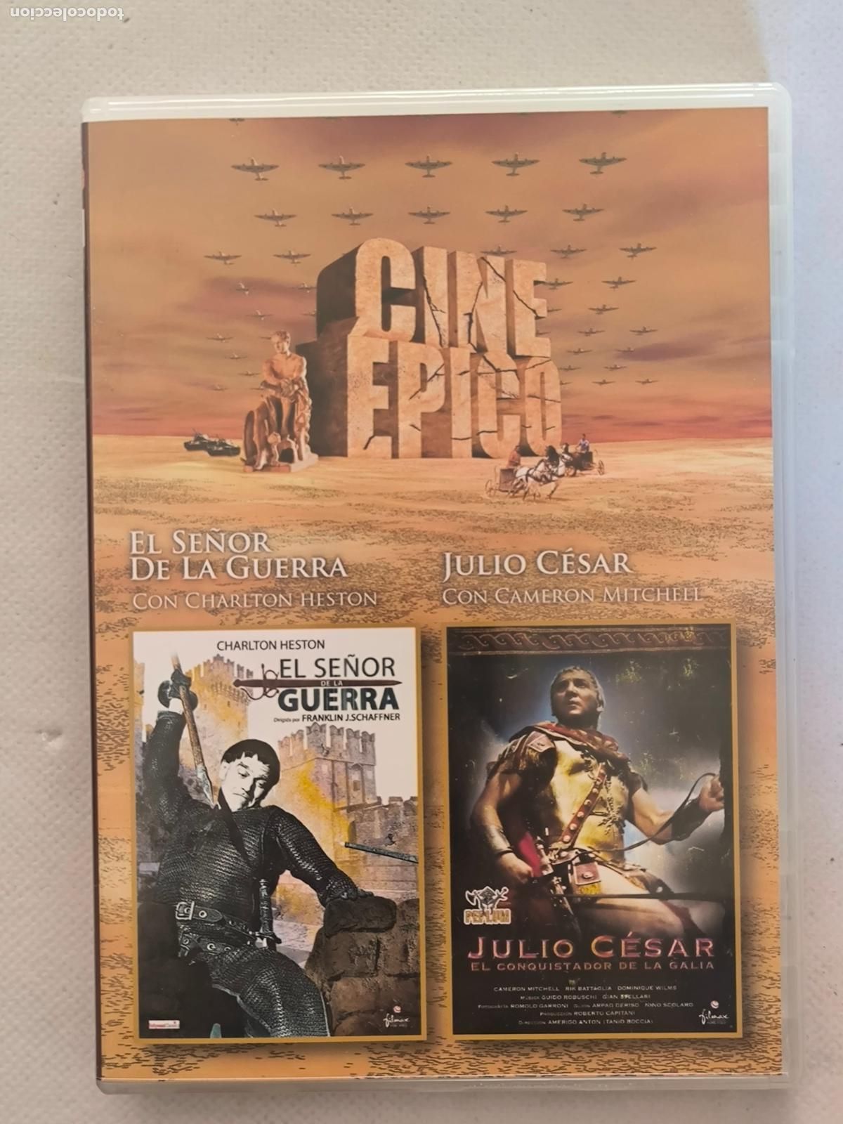 Cine: DVD EL SE&Ntilde;OR DE LA GUERRA / JULIO CESAR - 2 PELICULAS (HU)