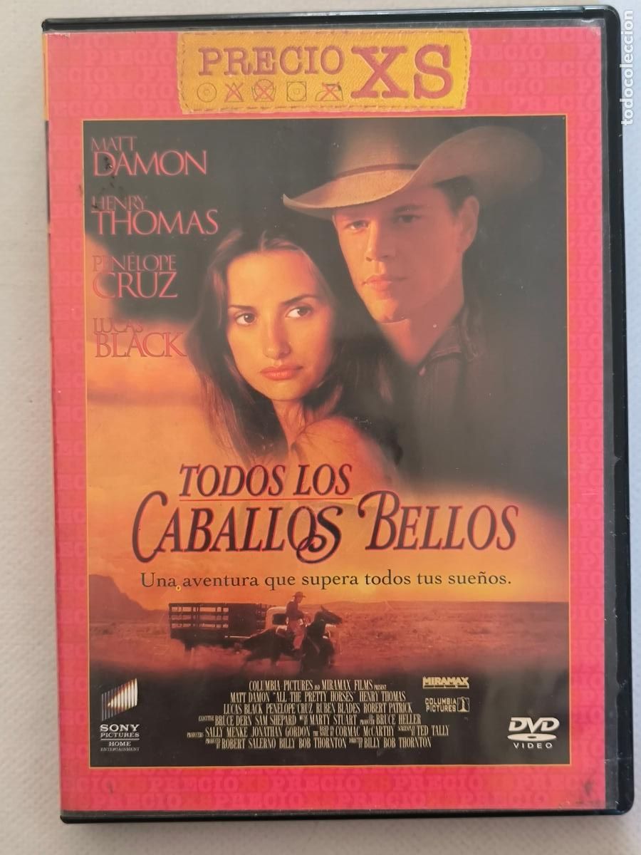 Cine: DVD TODOS LOS CABALLOS BELLOS - MATT DAMON (HV)