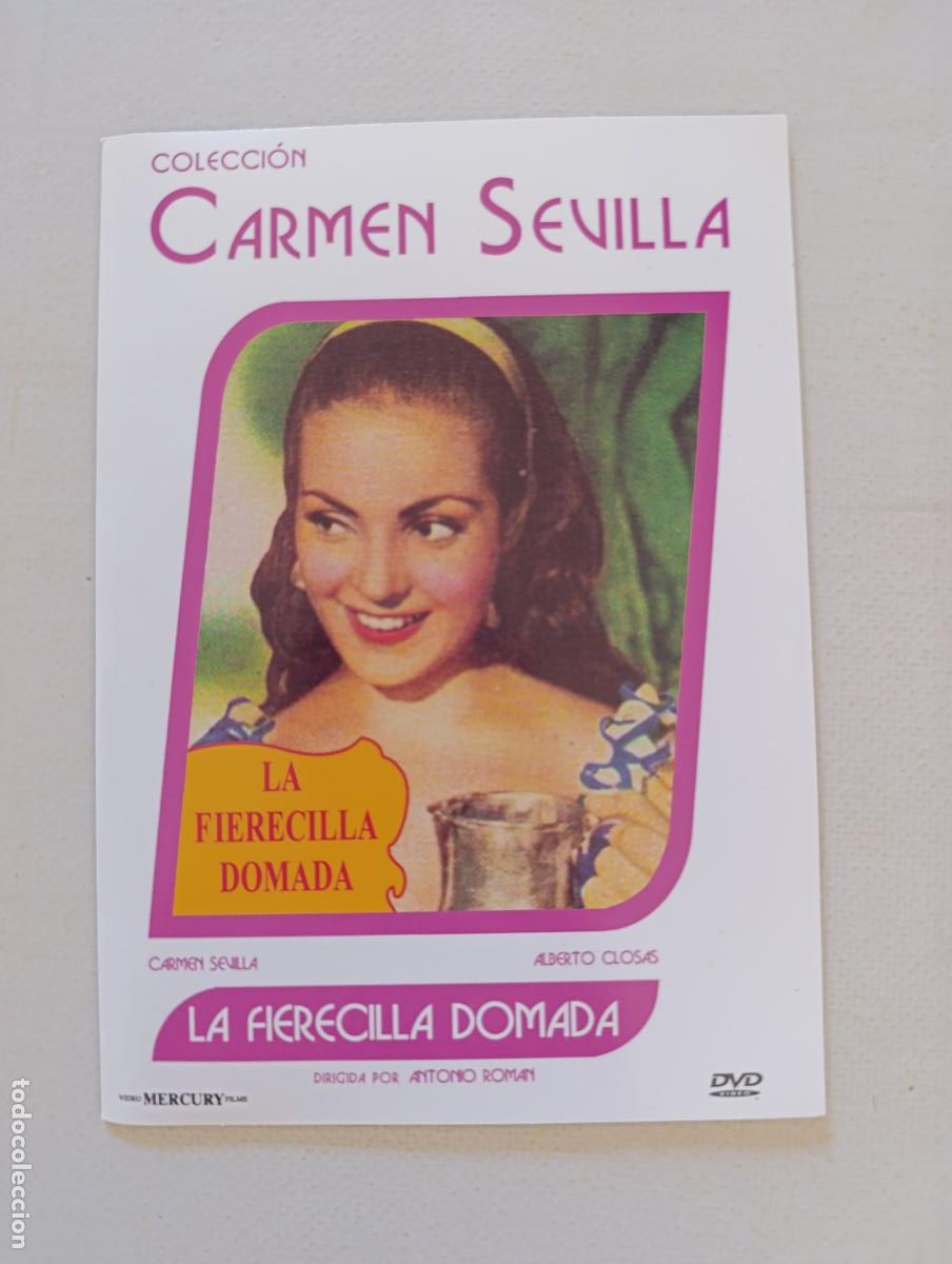 Cine: DVD LA FIERECILLA DOMADA - CARMEN SEVILLA - FUNDA FINA CARTON (HS)