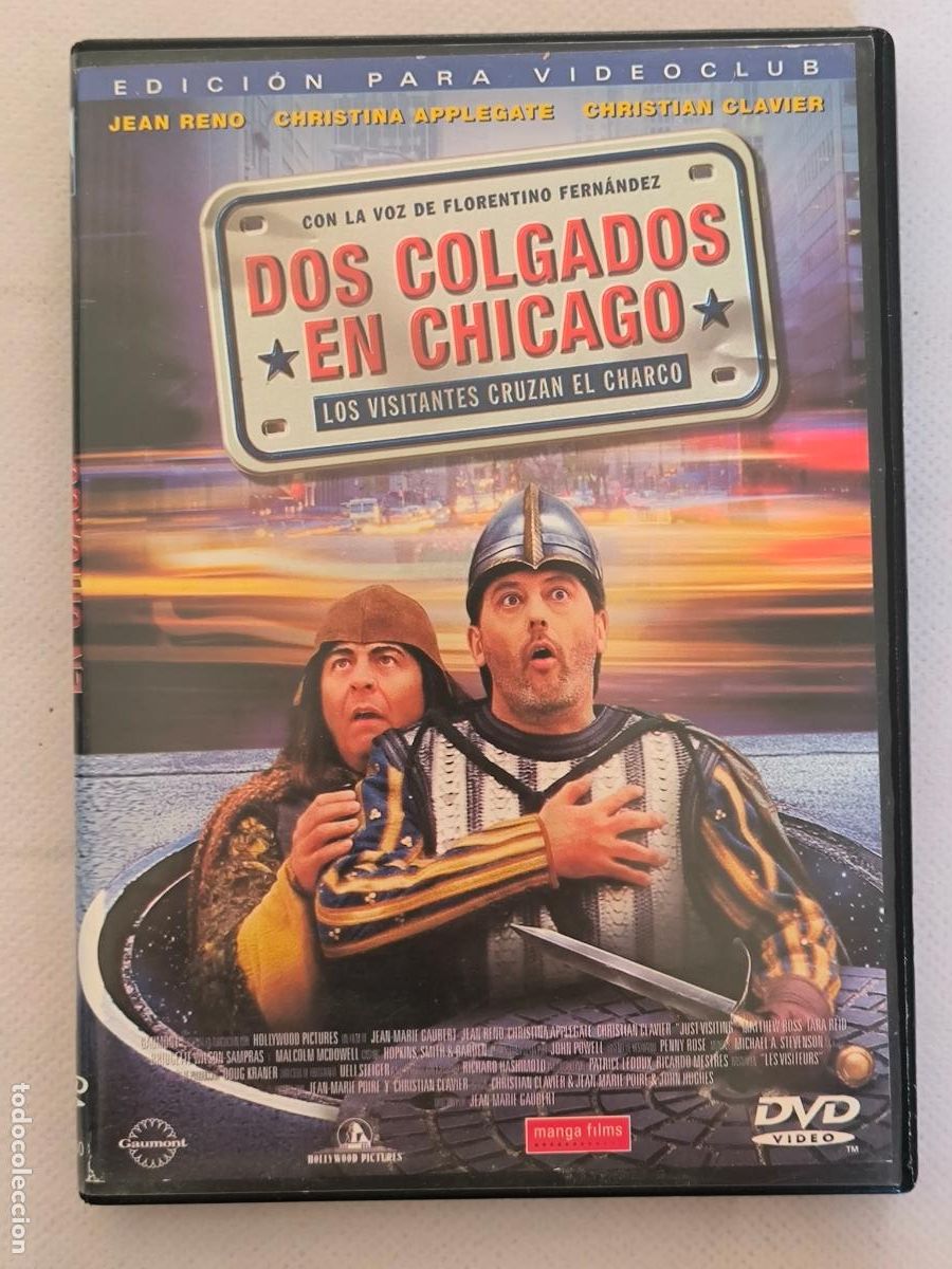 Cine: DVD DOS COLGADOS EN CHICAGO - EDICION DE ALQUILER - JEAN RENO - LEER DESCRIPCION (HS)