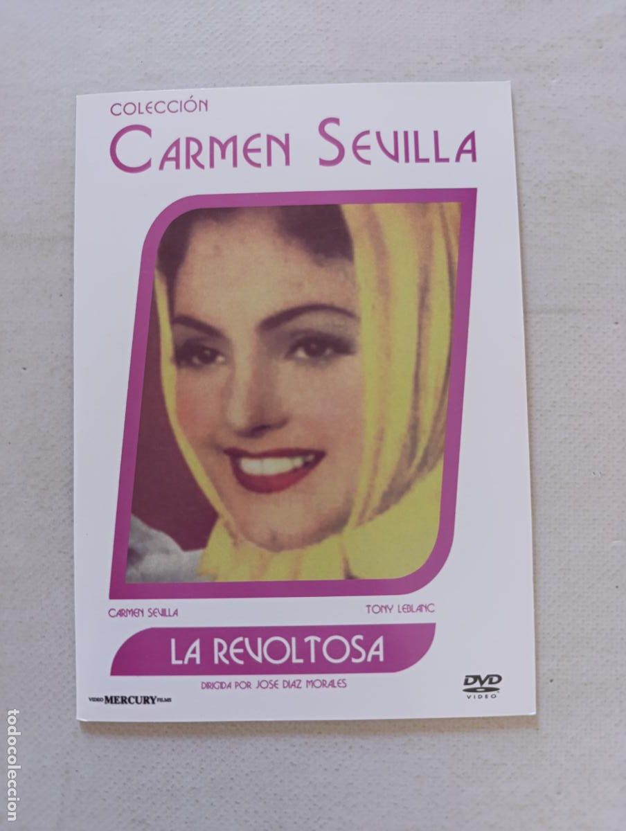 Cine: DVD LA REVOLTOSA - CARMEN SEVILLA - FUNDA FINA CARTON (HS)