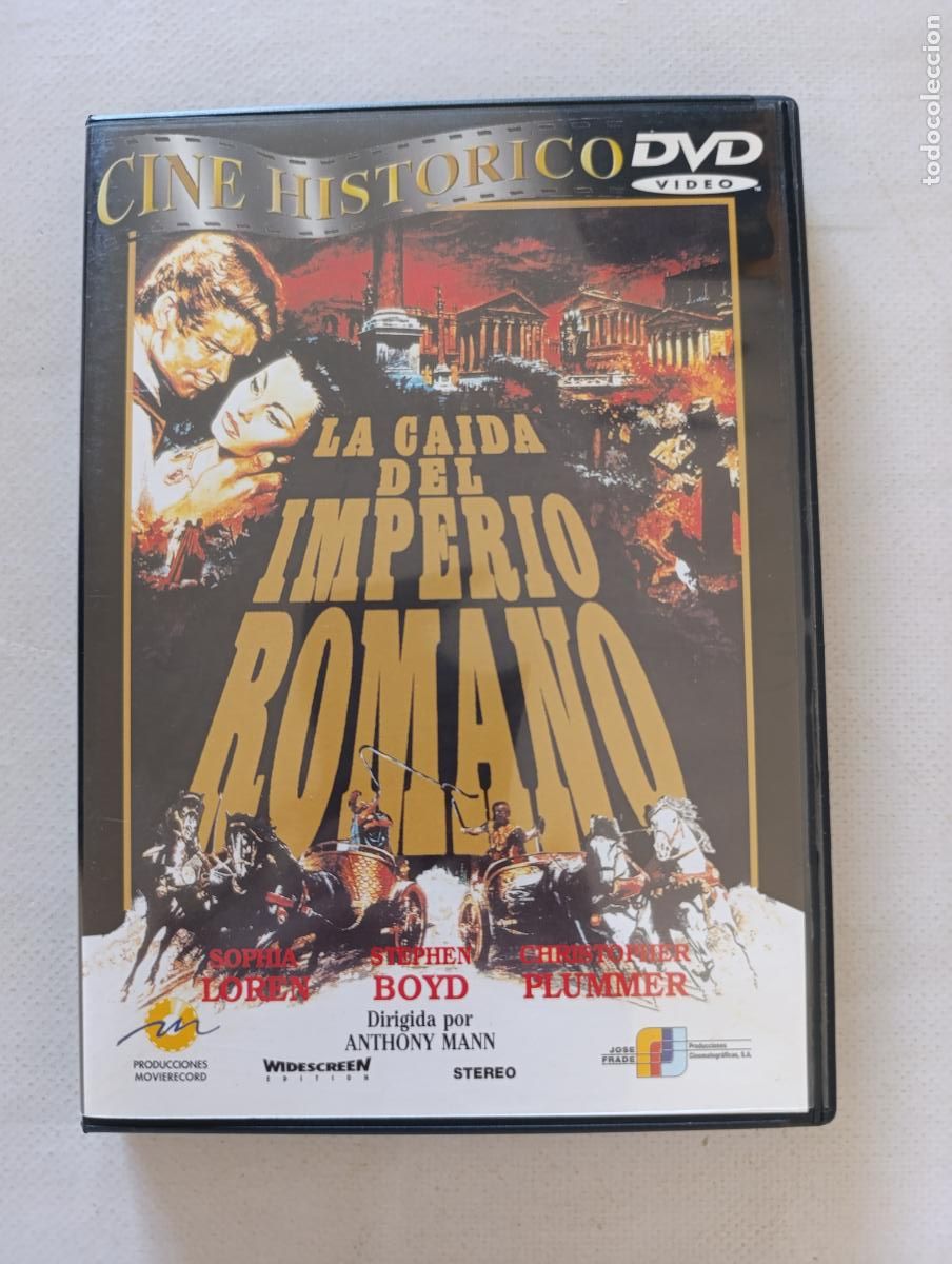 Cine: DVD LA CAIDA DEL IMPERIO ROMANO - SOPHIA LOREN, STEPHEN BOYD, CHRISTOPHER PLUMMER (HS)