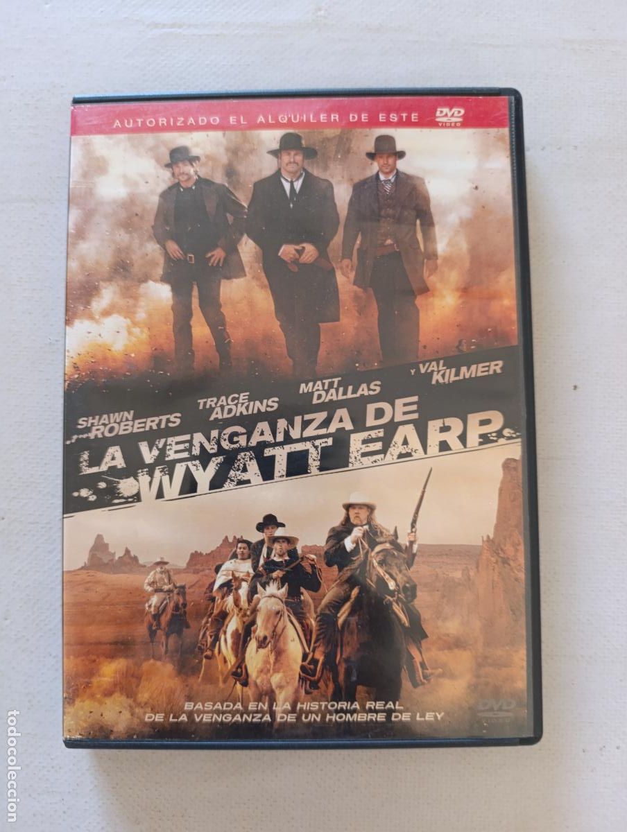 Cine: DVD LA VENGANZA DE WYATT EARP - EDICION DE ALQUILER - LEER DESCRIPCION (HS)