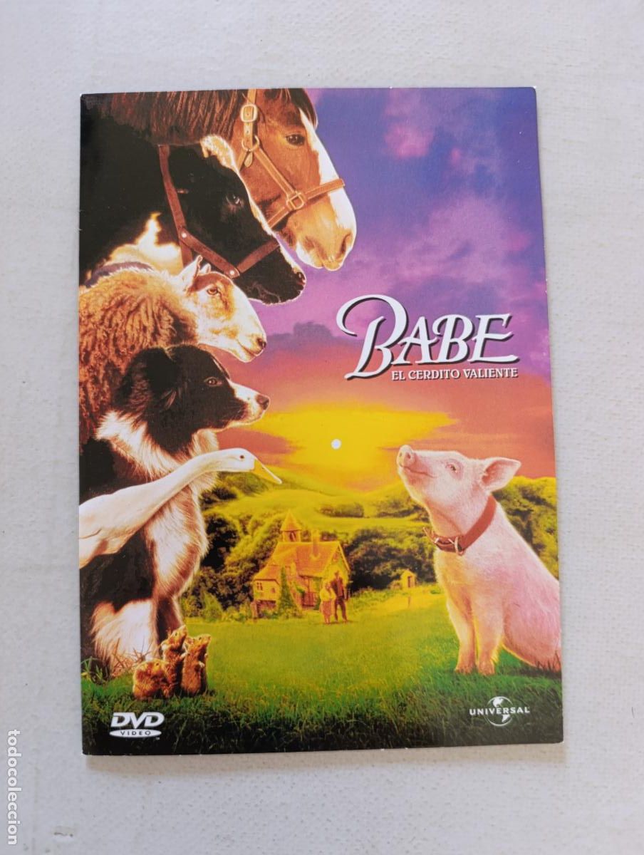 Cine: DVD BABE EL CERDITO VALIENTE - FUNDA FINA CARTON (HT)