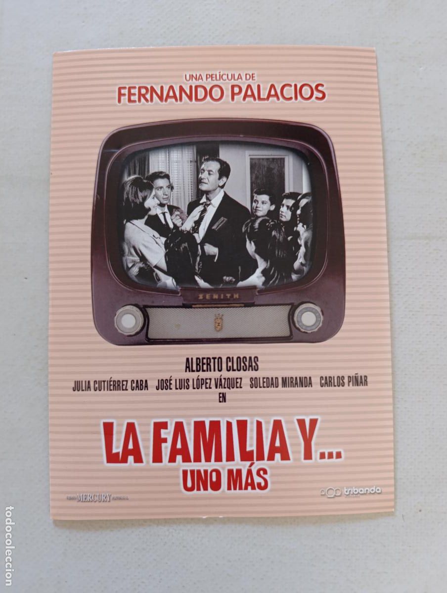 Cine: DVD LA FAMILIA Y... UNO MAS - FERNANDO PALACIOS - FUNDA FINA CARTON (HT)