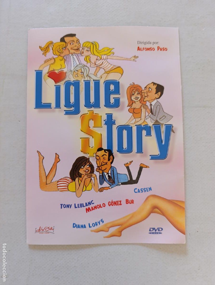 Cine: DVD LIGUE STORY - ALFONSO PASO - FUNDA FINA CARTON (HT)