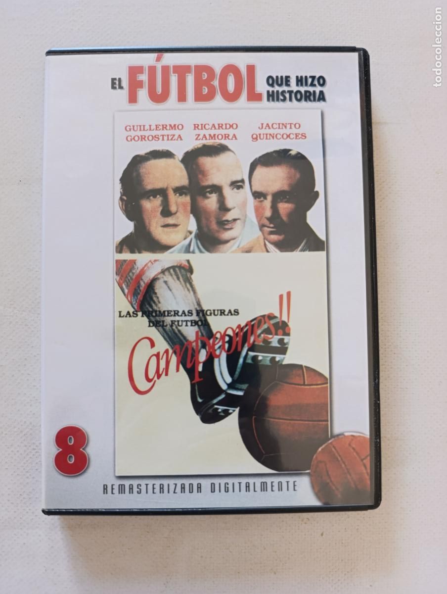 Cine: DVD CAMPEONES!! - GUILLERMO GOROSTIZA, RICARDO ZAMORA, JACINTO QUINCOCES (HT)