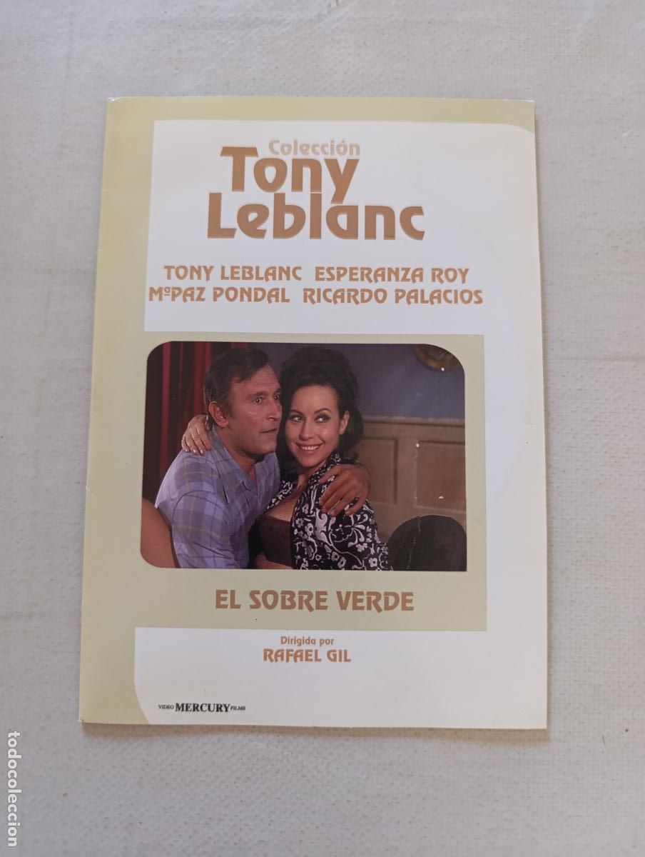 Cine: DVD EL SOBRE VERDE - TONY LEBLANC - FUNDA FINA CARTON (HT)