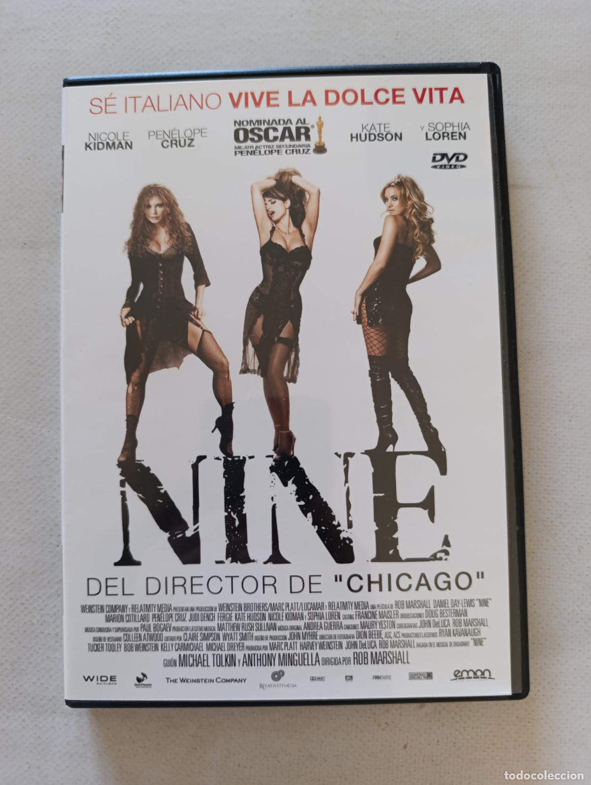 Cine: DVD NINE - NICOLE KIDMAN, PENELOPE CRUZ, KATE HUDSON, SOPHIA LOREN (HW)