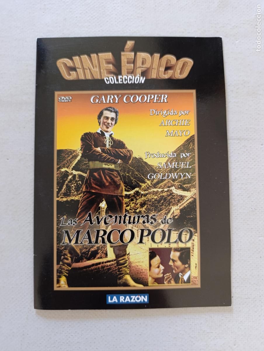 Cine: DVD LAS AVENTURAS DE MARCO POLO - GARY COOPER - FUNDA FINA CARTON (HW)